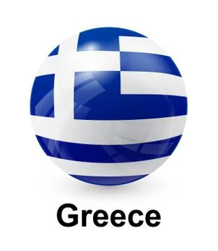 Greece state flag Stock Illustration