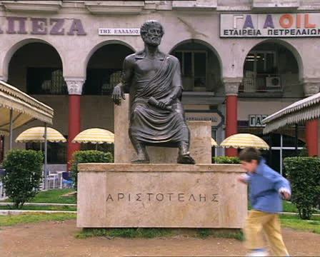 GREECE statue of Aristotelous Stock-Footage 22724520
