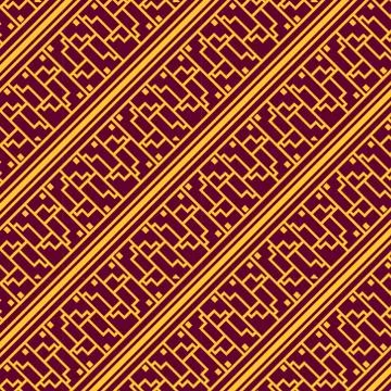 Greece style pattern, decorative ancient meander wallpaper, line art, simple  Stock Illustration