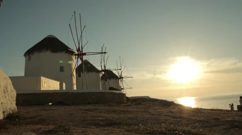 Greece sunset TimeLapse Vídeo Stock 46569321