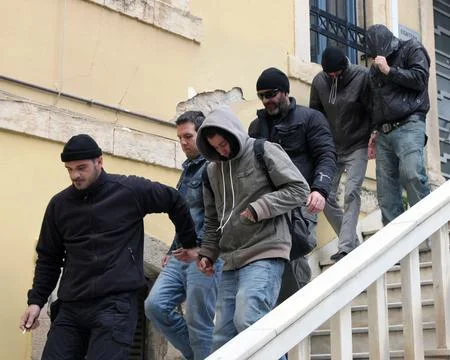 Greece Synagogue Arson Attack - Jan 2010 Stock Photos