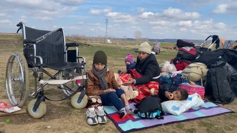 Greece-Turkey border Stock Footage 125636369