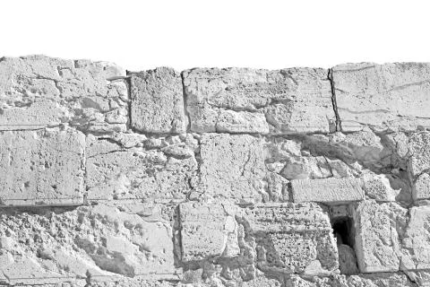 In greece the  wall Foto stock