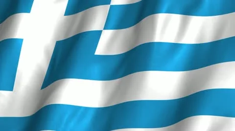 Greece Waving Flag Stock Footage 12261882