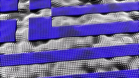 Greece web concept flag loop 動画素材 188139297