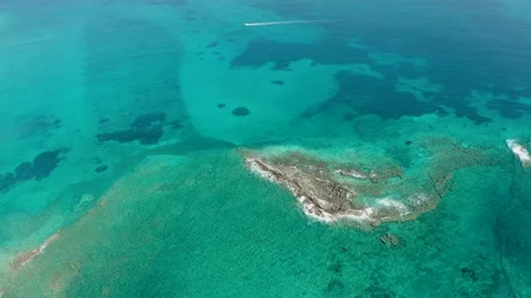 Greece,Elafonisi beach Video stock 232980488