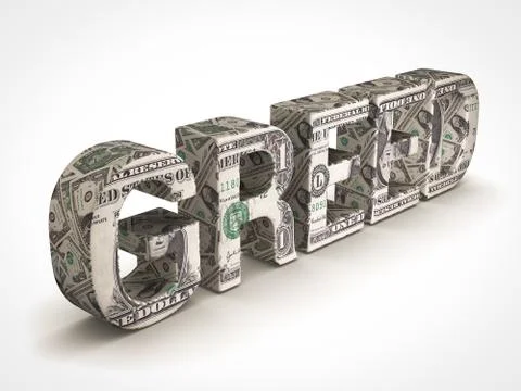 Greed Stock Illustration