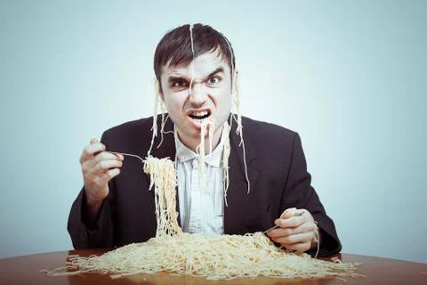 Greedy consumerism Stock Photos