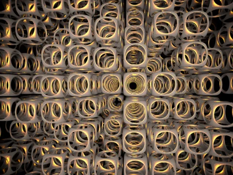 Greedy grid 001 vj loop WEB with alpha Stock Footage 33829360