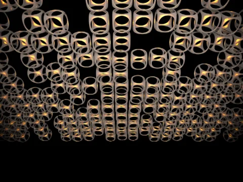 Greedy grid 004 vj loop WEB with alpha Stock Footage 33989532