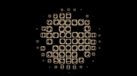 Greedy grid 006 vj loop 4K with alpha Stock Footage 34408846