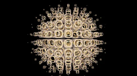 Greedy grid 007 vj loop 4K with alpha Vídeos de archivo 34415526