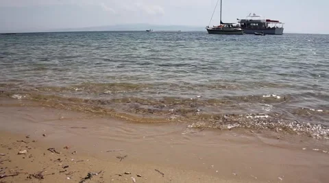 Greek beach.mp4 Stock Footage 42304508