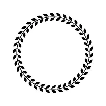 Greek circle pattern border. Vector round greek frame ornament ancient circular Stock Illustration