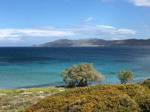 Greek coast Stock Photos