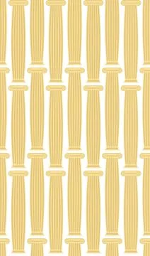 Greek Column background. Vector seamless architectural pattern Stock Illustration