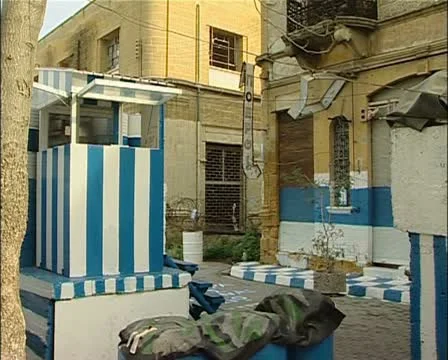 Greek Cypriot checkpoint, Buffer Zone, green line, Nicosia, Cyprus-JPEG ph Stock Footage 21366609
