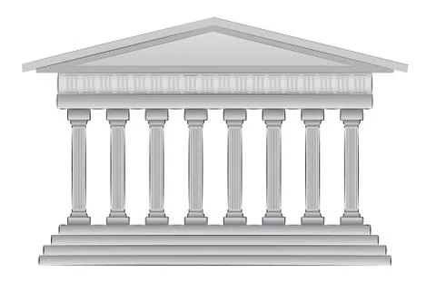 Greek dome vector illustration Stock Illustration