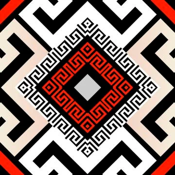 Greek elegant vector seamless pattern. Ornamental geometric ethnic tribal style Stock Illustration