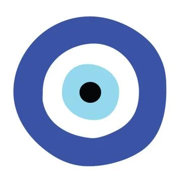 Greek evil eye vector - symbol of protection Stock Illustration