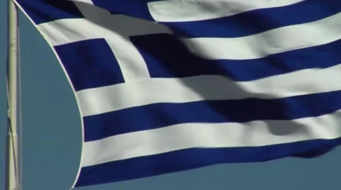 Greek Flag 動画素材 46050743
