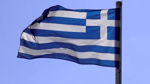 Greek Flag Stock Footage 77301853
