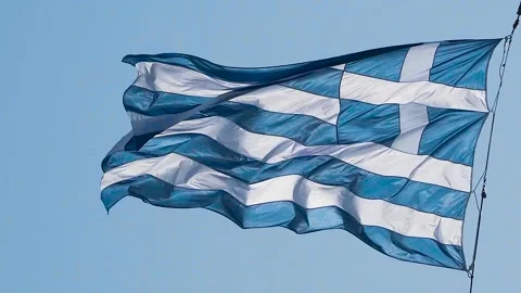 Greek Flag Stock Footage 164775401