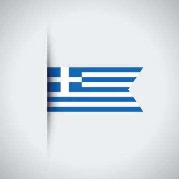 Greek flag Stock Illustration