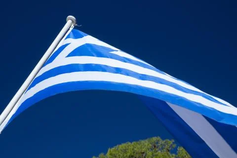 Greek Flag Stock Photos