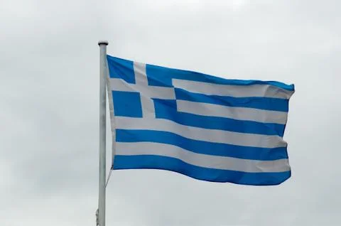 Greek Flag Stock Photos