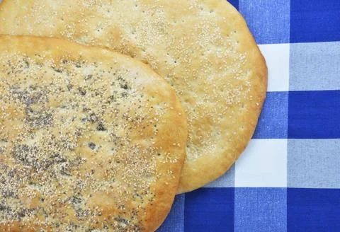 Greek  flatbreads Stock Photos