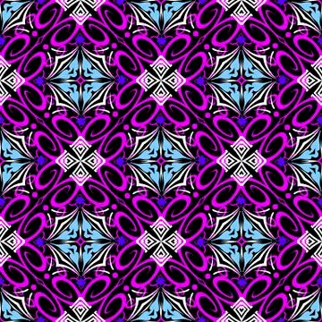 Greek floral vector seamless pattern. Ornamental geometric ethnic tribal style Stock Illustration