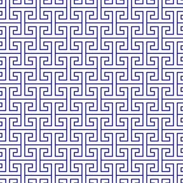Greek geometric meander pattern Stockillustratie