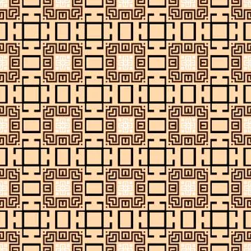 Greek geometric vector seamless pattern. Elegant tartan background. Repeat or Illustrazione stock