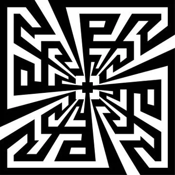 Greek key art background. Vector and illustration. Stock Illustration