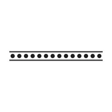 Greek Key Pattern Border Classic Geometric Meander Decorative Divider Stock Illustration