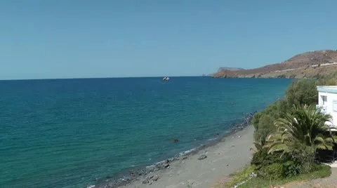 Greek landscape view Stock Footage 8992529