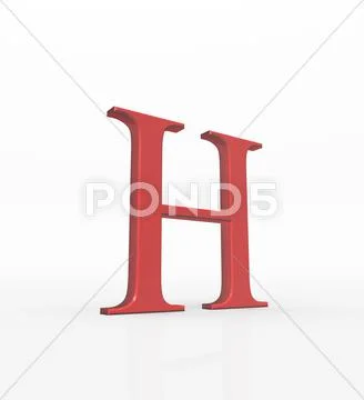 Greek letter eta, upper case Stock Illustration