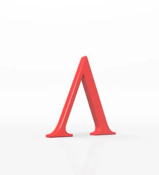Greek letter lambda, upper case 库存插图