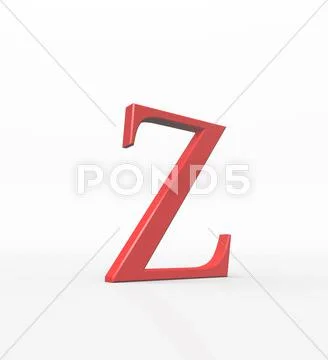 Greek letter zeta, upper case Stock Illustration