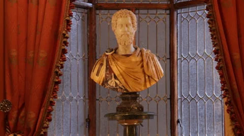 Greek Marble Bust II Stock Footage 40805670