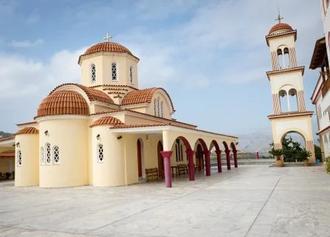 Greek Orthodox Monastery Stock Photos