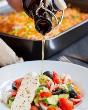 Greek salad. Stock Photos