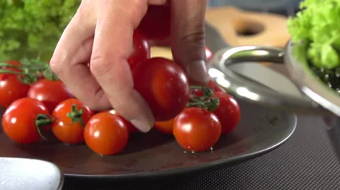 Greek Salad Preparing Stock Footage 31669026