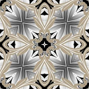 Greek seamless pattern. Modern patterned geometric background. Ethnic style Stock Illustration