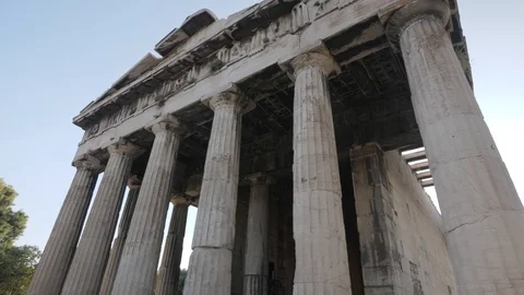 Greek temple Stock Footage 127168362