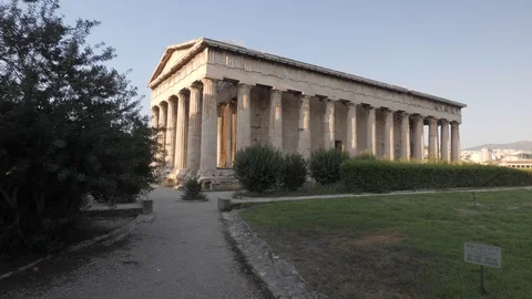 Greek temple Stock Footage 127168409