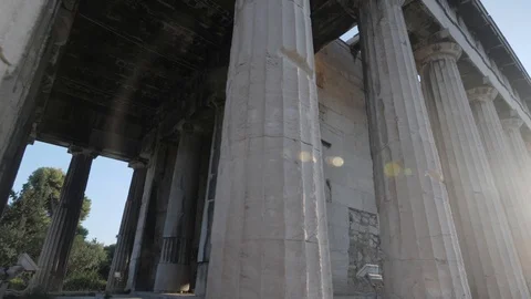 Greek temple Stock Footage 127168489