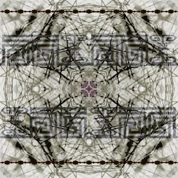 Greek textured vector seamless pattern. Repeat tribal abstract background. Gr 스톡 일러스트