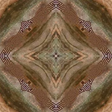 Greek textured vector seamless pattern. Repeat tribal abstract background. Gr Illustrazione stock